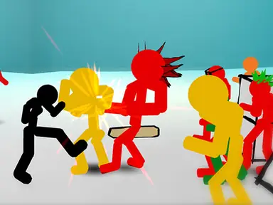 Stickman Street Fighting — click to play