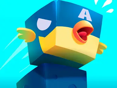 Square Hero Bird — click to play